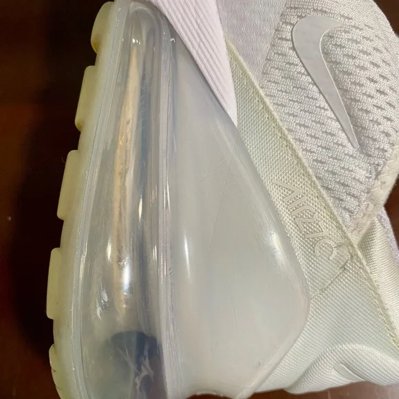 Nike White Air Max 270 Sneakers - Picture 8 of 11